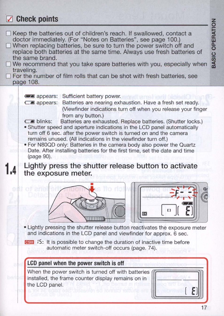 Nikon N80 User Manual | Page 17 / 116