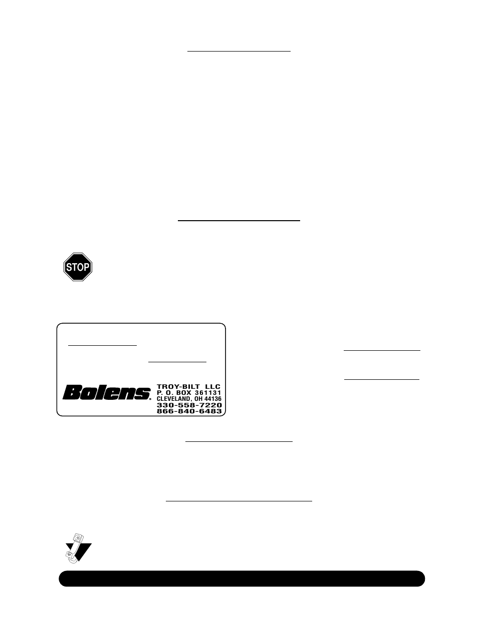 Bolens 436 User Manual | Page 2 / 20