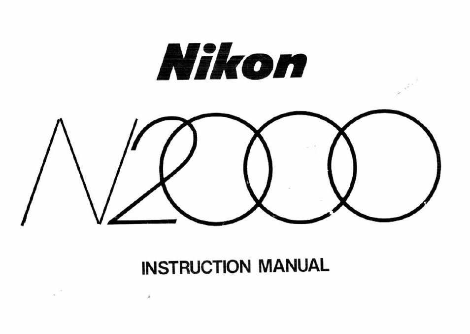 Nikon n2000 User Manual | 54 pages