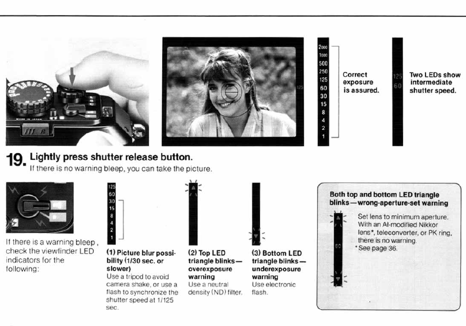 Shooting in p mode, 1c set shooting mode selector dial to p | Nikon n2000 User Manual | Page 14 / 54