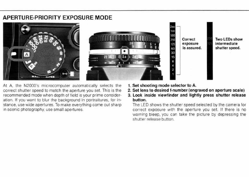 Lightly press shutter release button | Nikon n2000 User Manual | Page 18 / 54