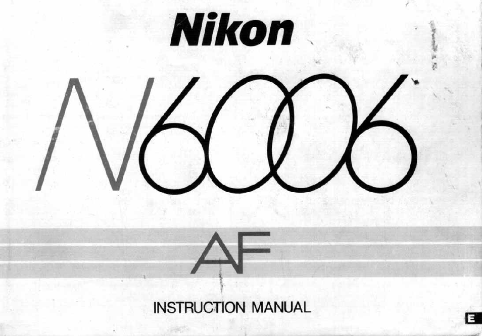 Nikon N6006 User Manual | 169 pages