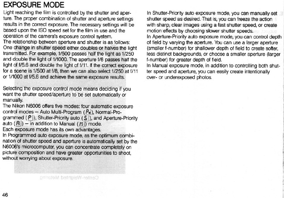 Nikon N6006 User Manual | Page 46 / 169