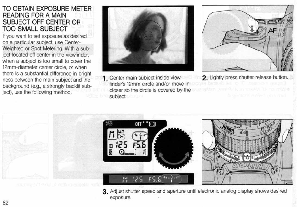 Nikon N6006 User Manual | Page 62 / 169