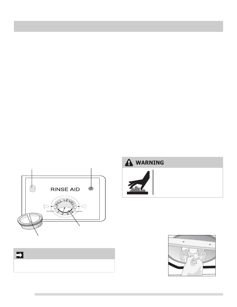 Outside, Inside, Warning factors affecting performance rinse aid | Water pressure, Water temperature, Important, Care and cleaning | FRIGIDAIRE FGBD2438PF User Manual | Page 12 / 16
