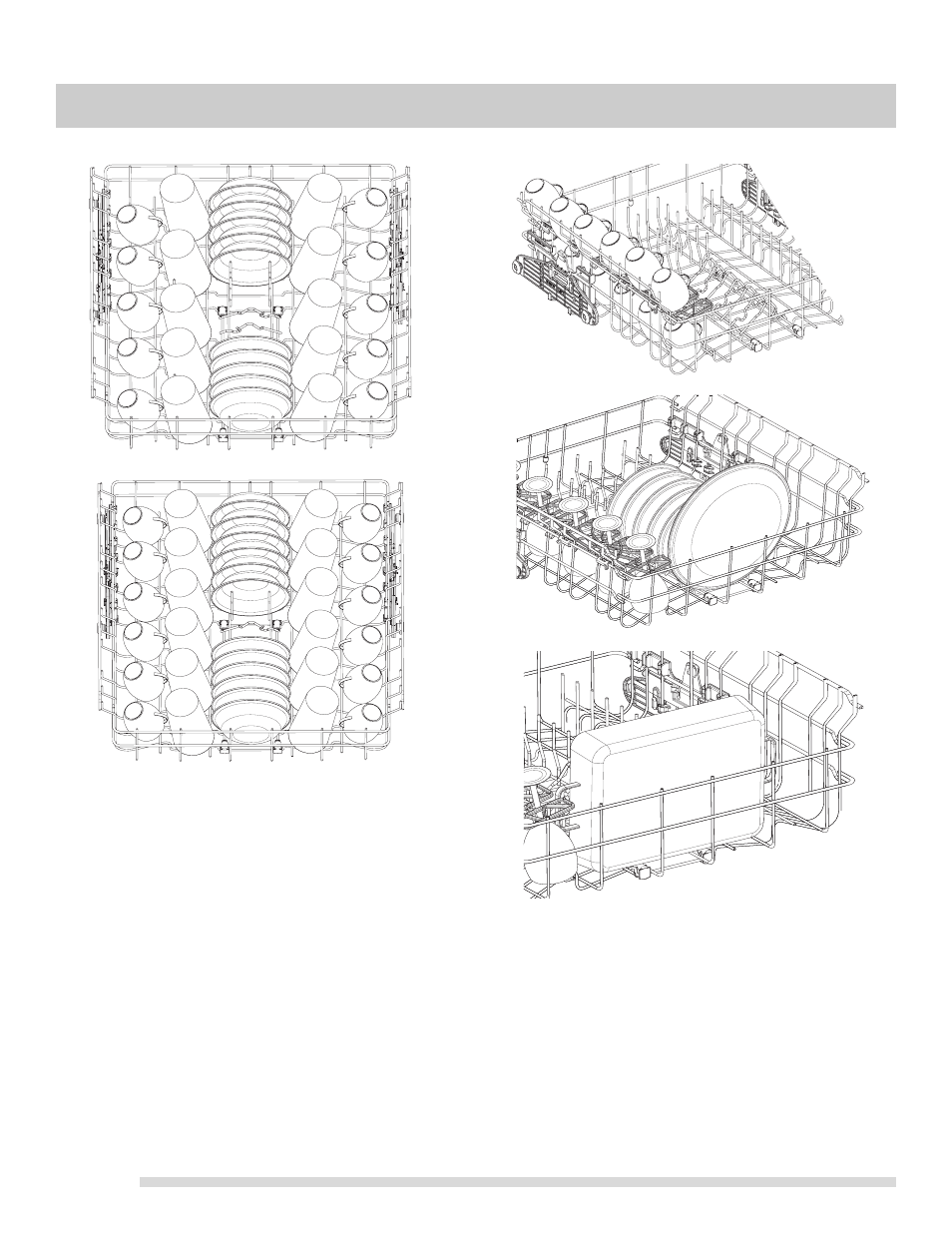 Bowl tines, Top rack cycle, Preparing and loading dishes | FRIGIDAIRE FGBD2438PF User Manual | Page 8 / 16