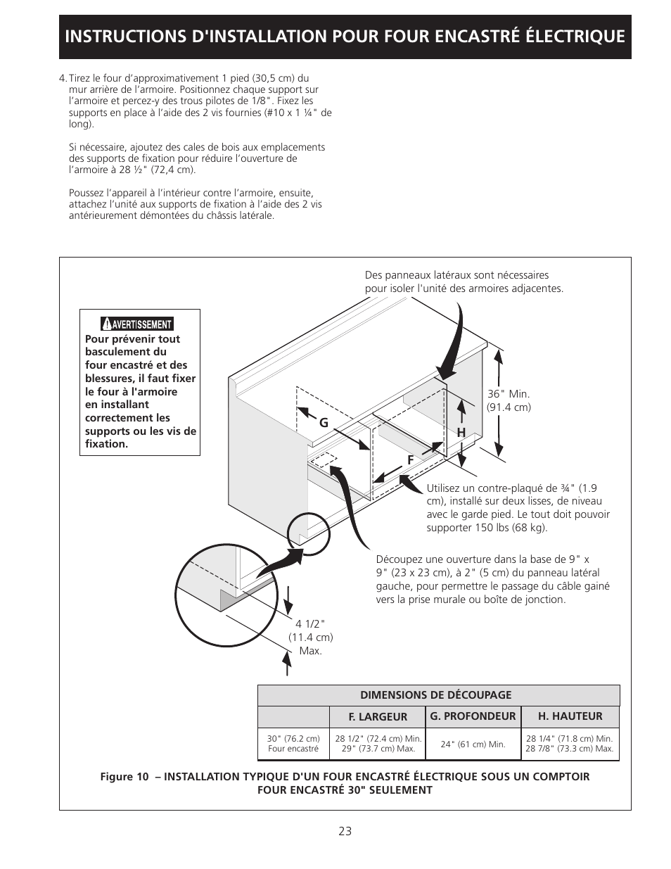FRIGIDAIRE FEB24S5AS User Manual | Page 23 / 24