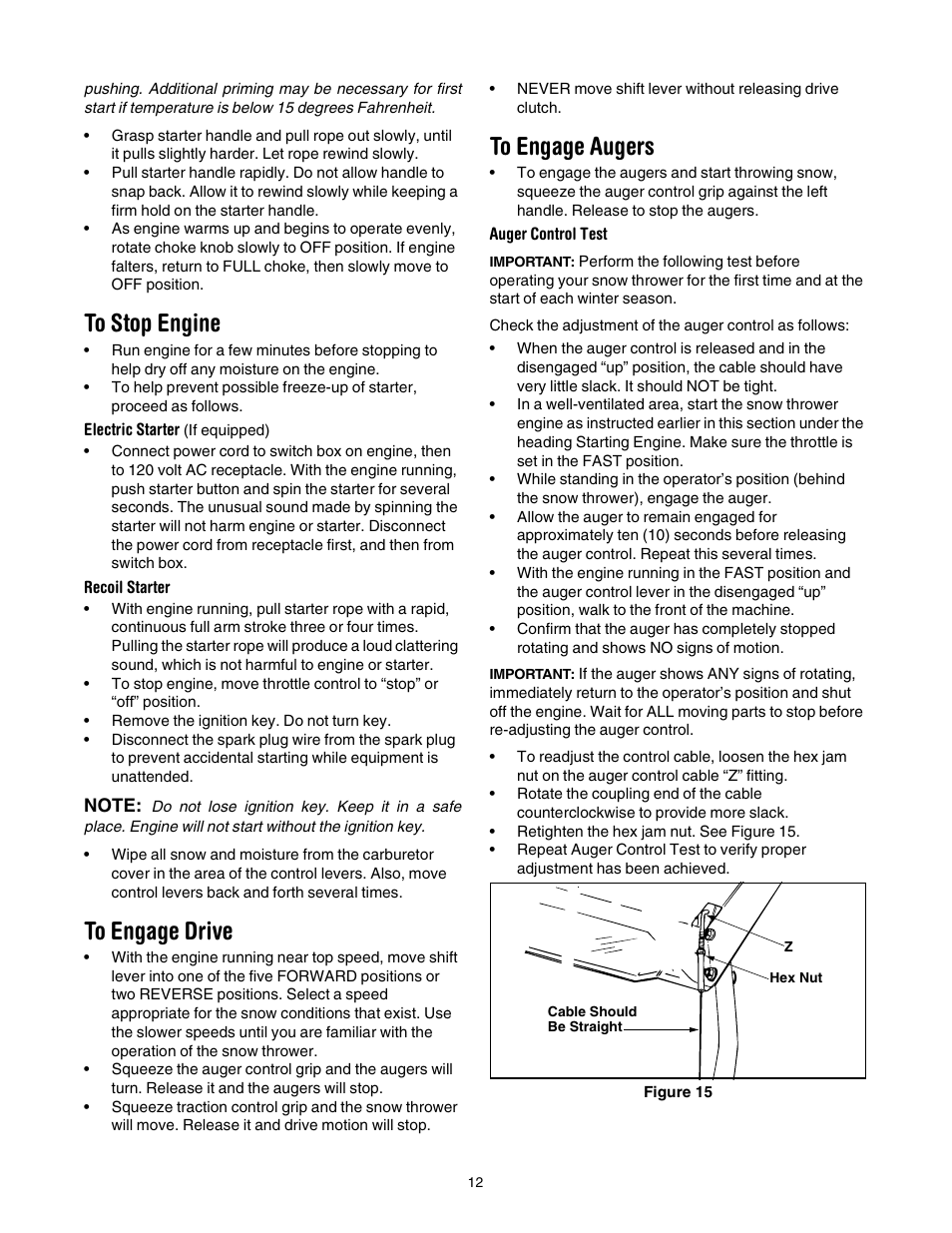 MTD 642E User Manual | Page 12 / 32