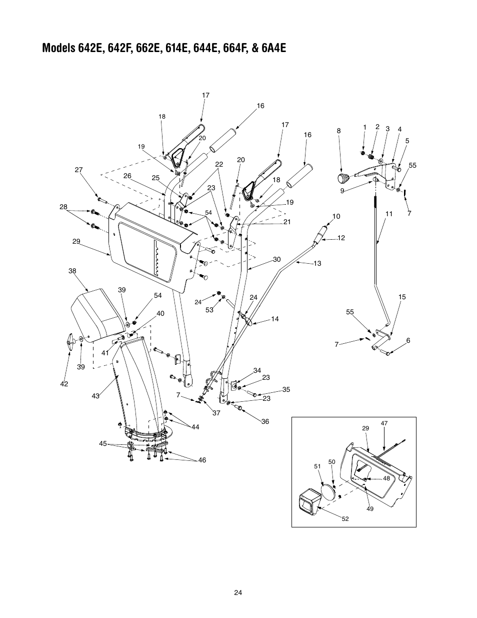 MTD 642E User Manual | Page 24 / 32