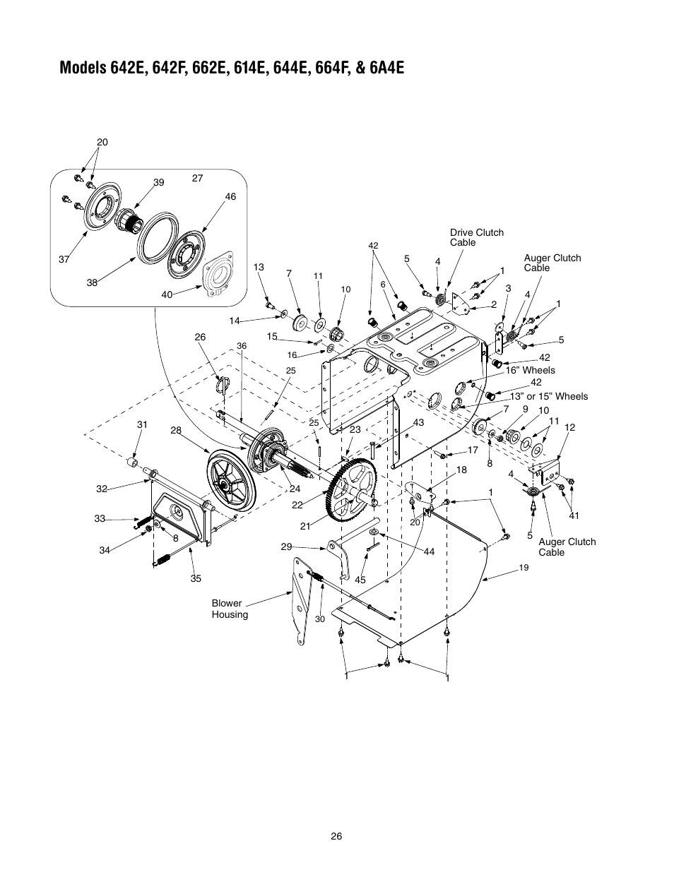 MTD 642E User Manual | Page 26 / 32