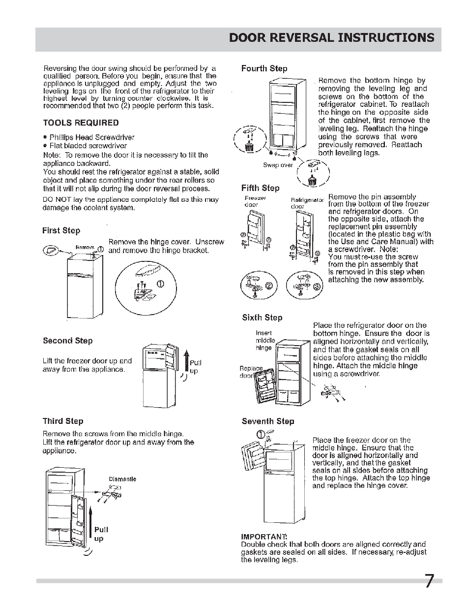 FRIGIDAIRE FFPS4533QM User Manual | Page 7 / 10