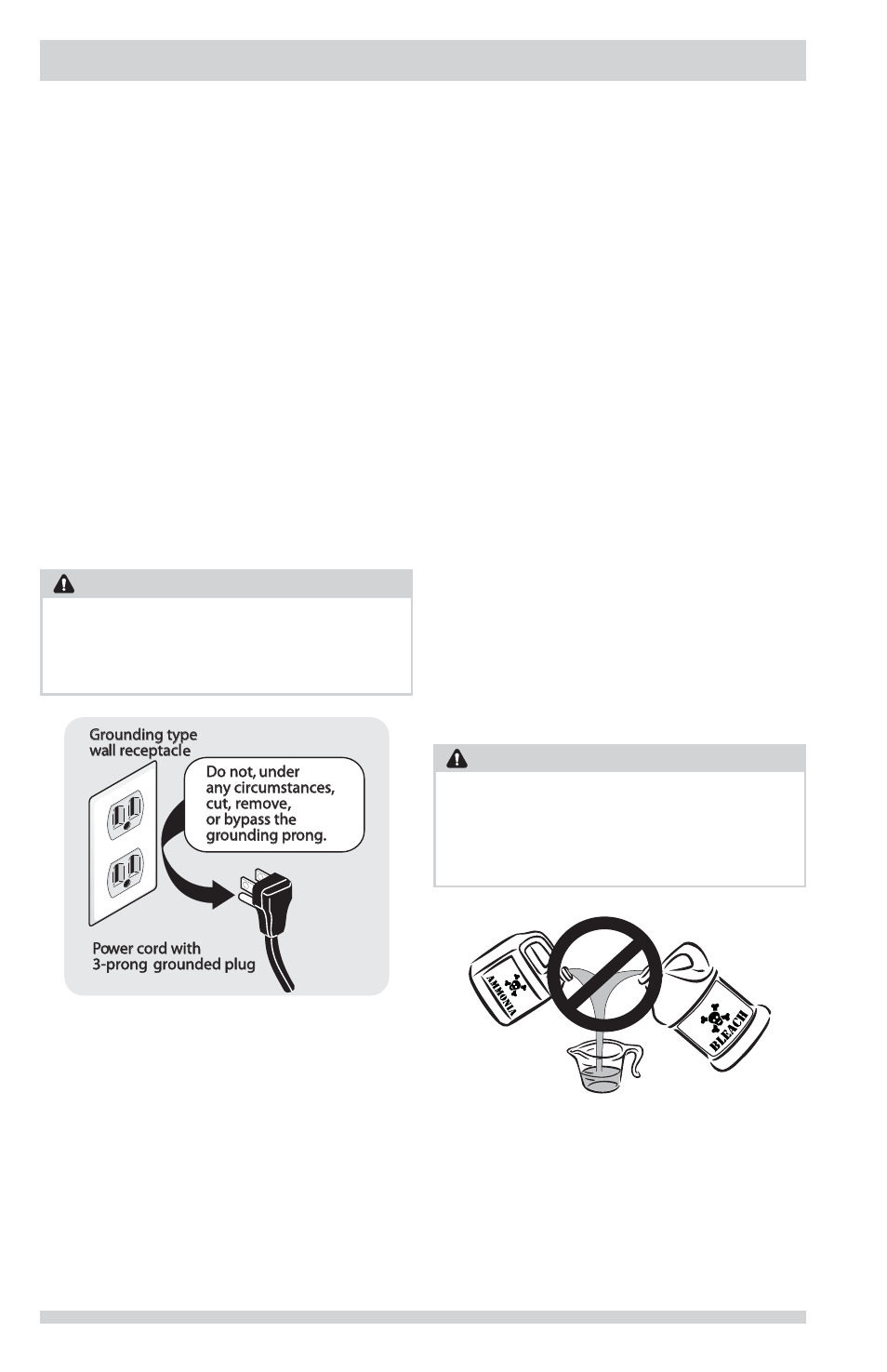 Important safety instructions, Warning | FRIGIDAIRE FFTW1001PW User Manual | Page 4 / 14