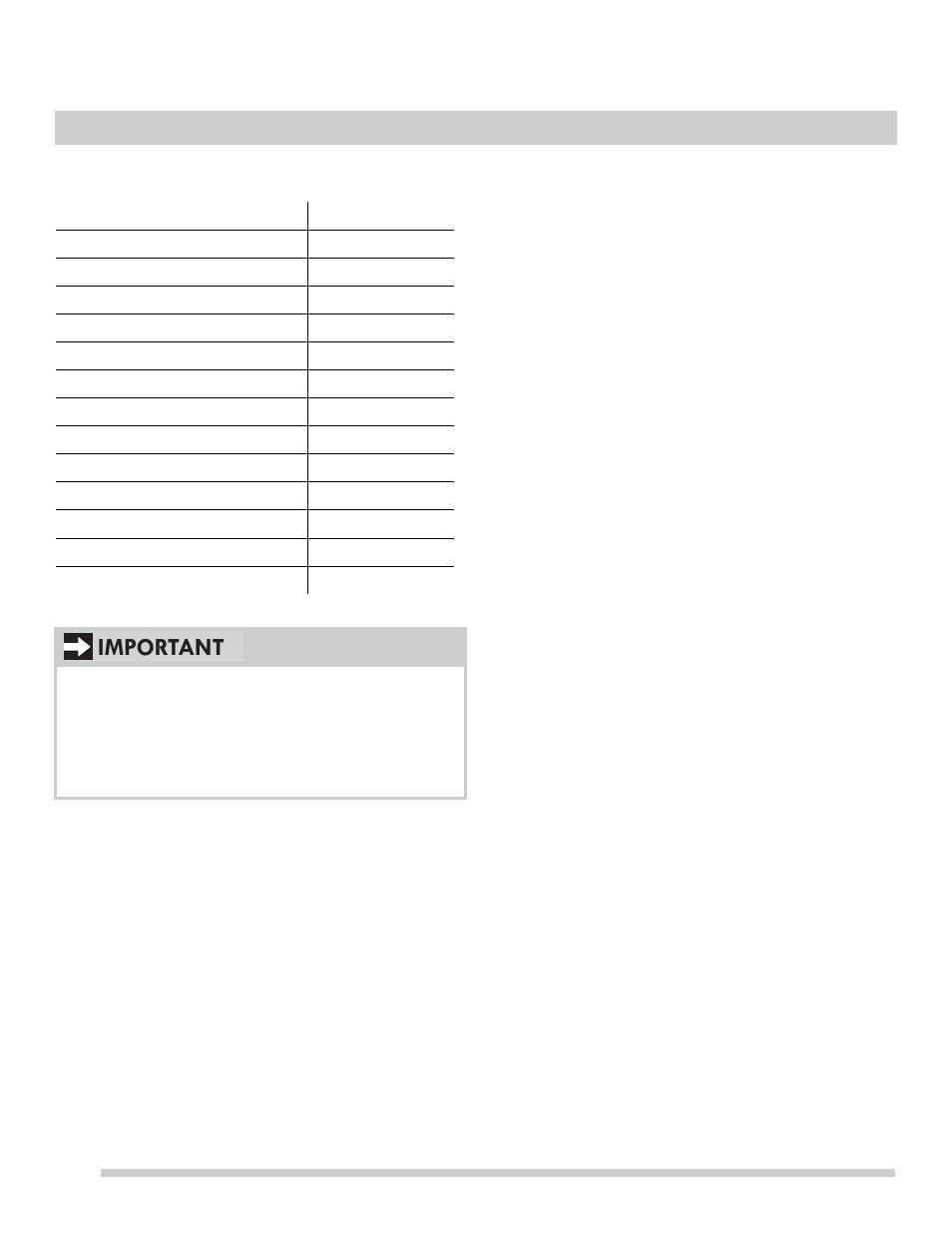 Table 2, 16 setting surface controls, Important | FRIGIDAIRE FFES3025PB User Manual | Page 16 / 37