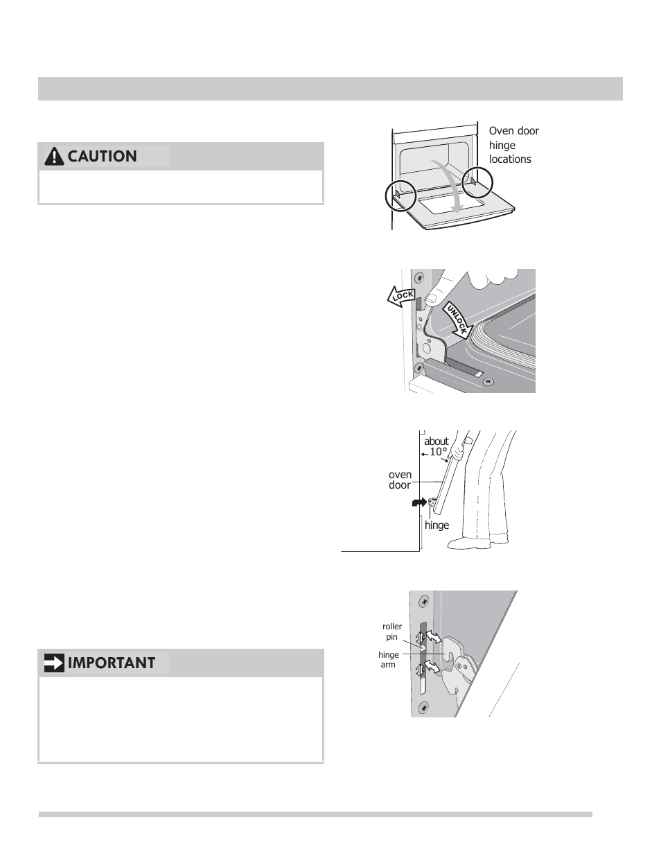 31 care and cleaning, Caution important | FRIGIDAIRE FFES3025PB User Manual | Page 31 / 37