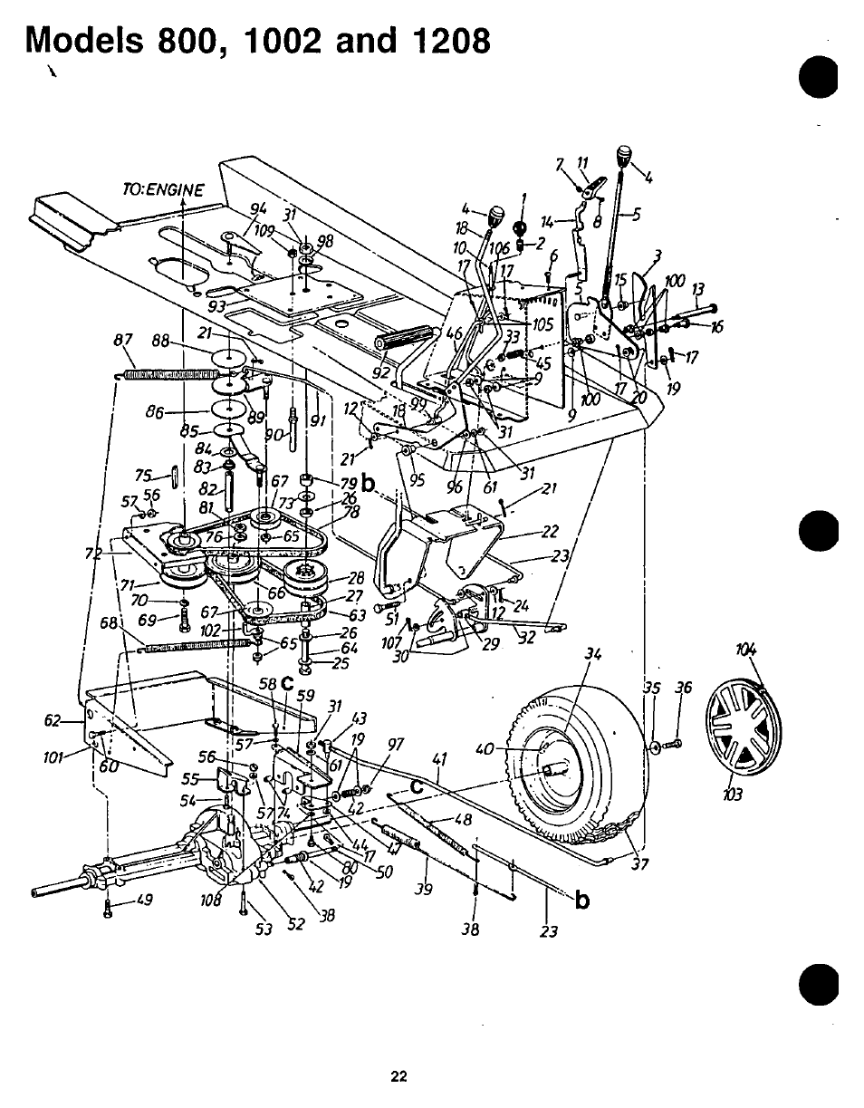 Bolens 1208 User Manual | Page 22 / 32