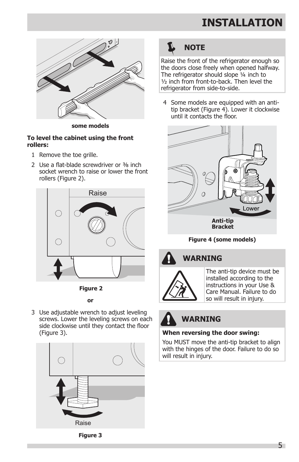 Installation | FRIGIDAIRE FFHT1831QQ User Manual | Page 5 / 19