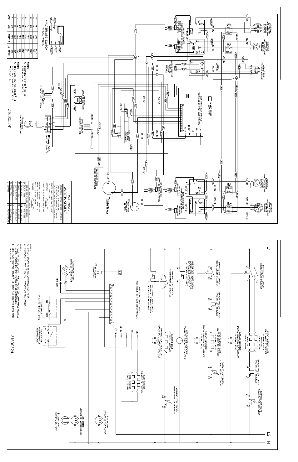 Avertis sement, Warning | FRIGIDAIRE FGEF3032MW User Manual | Page 2 / 2