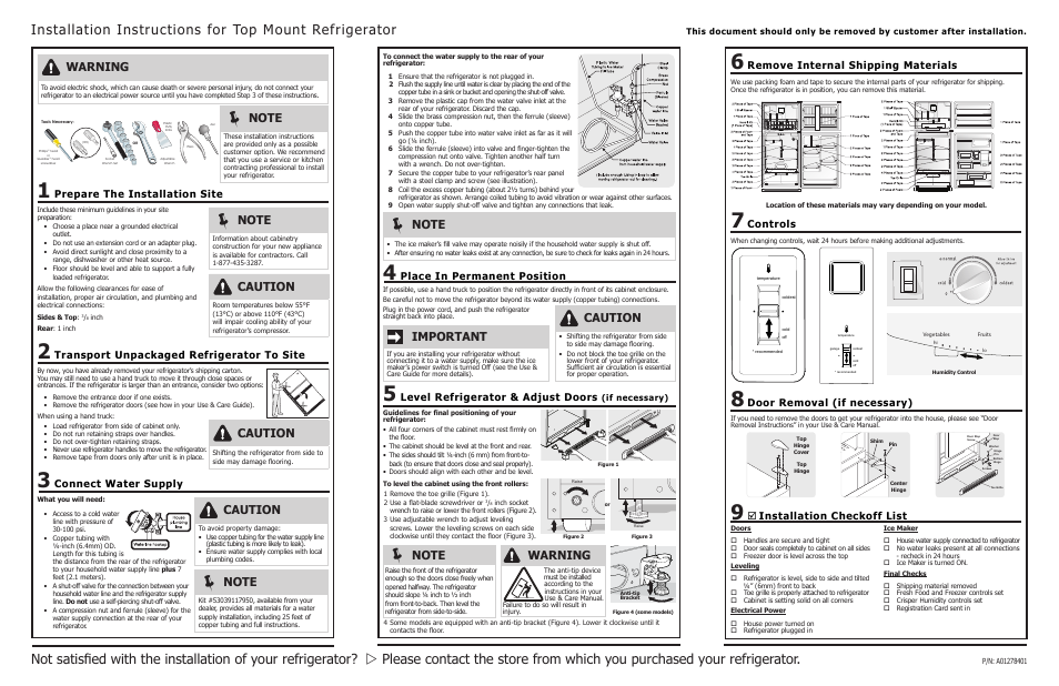 FRIGIDAIRE FGHT1846QP User Manual | 1 page