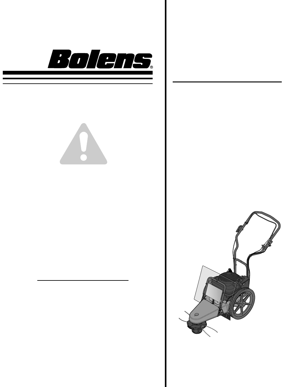 Bolens 52069-6HP User Manual | 24 pages