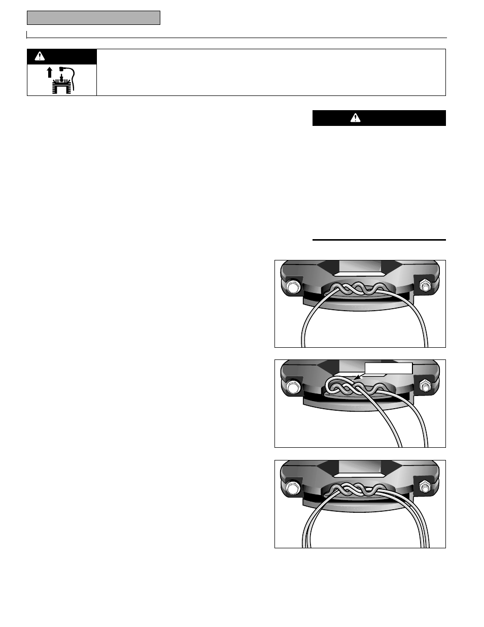 Warning changing trimmer lines, Warning | Bolens 52069-6HP User Manual | Page 18 / 24