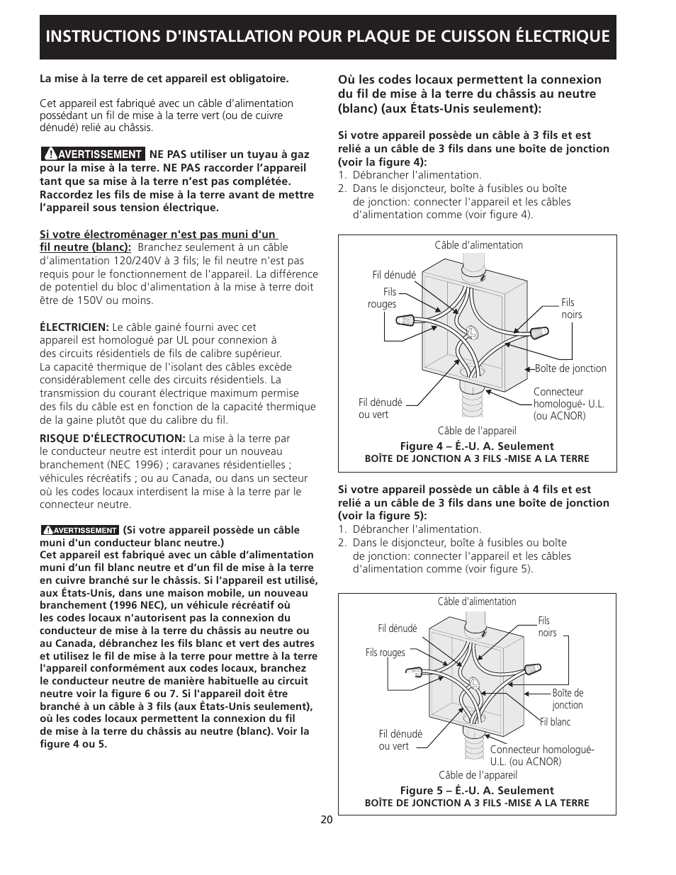 FRIGIDAIRE FFEC3624PS User Manual | Page 20 / 24