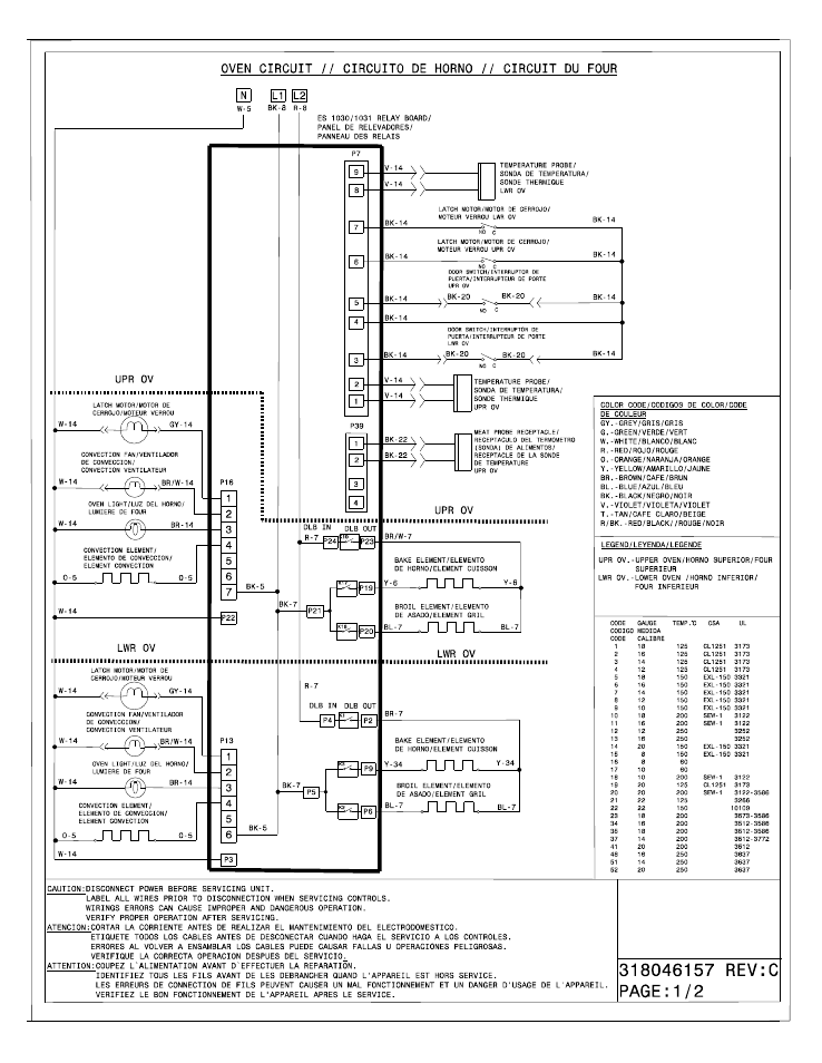 FRIGIDAIRE FGEF308TNF User Manual | 2 pages