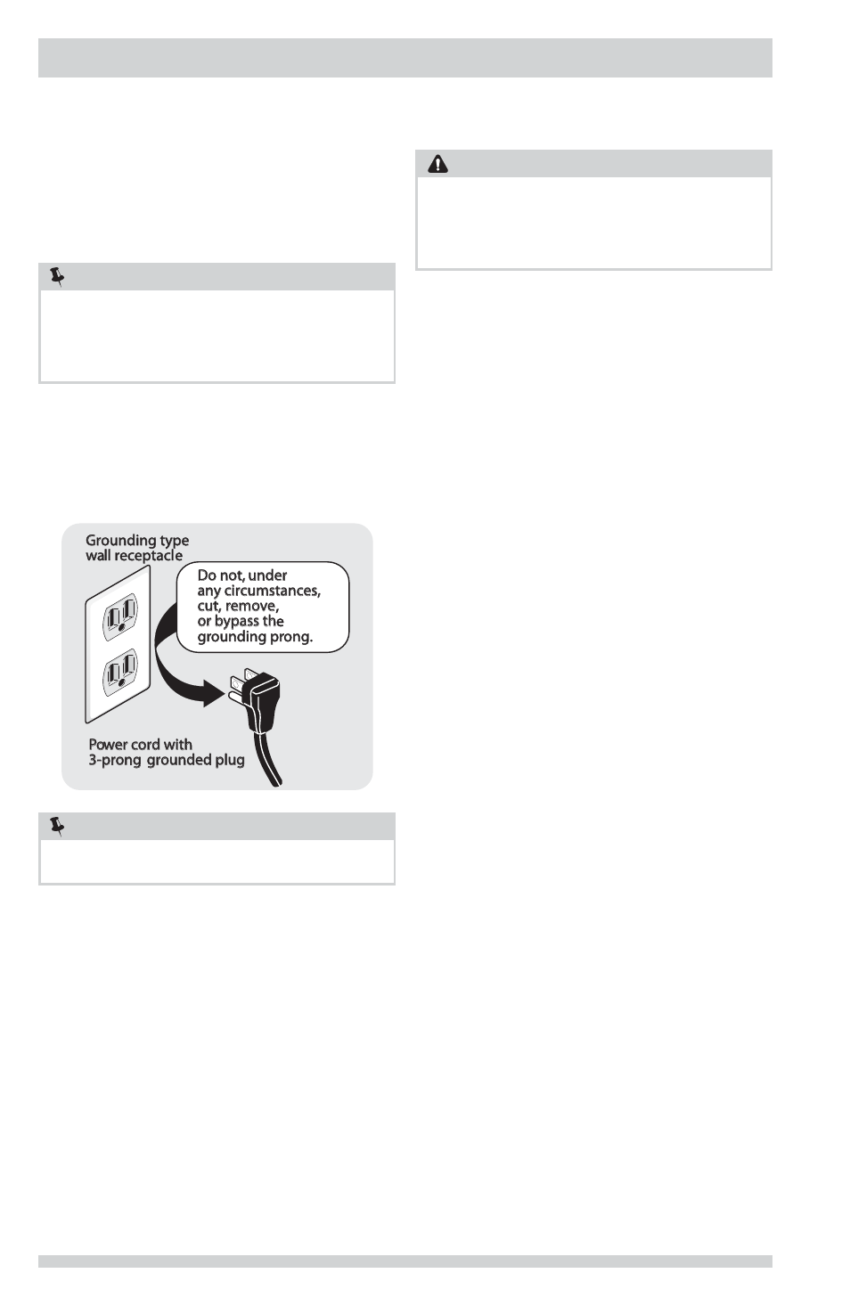 Installation requirements, Warning, Water supply requirements | Electrical system requirements ground requirements | FRIGIDAIRE FFTW1001PW User Manual | Page 4 / 32