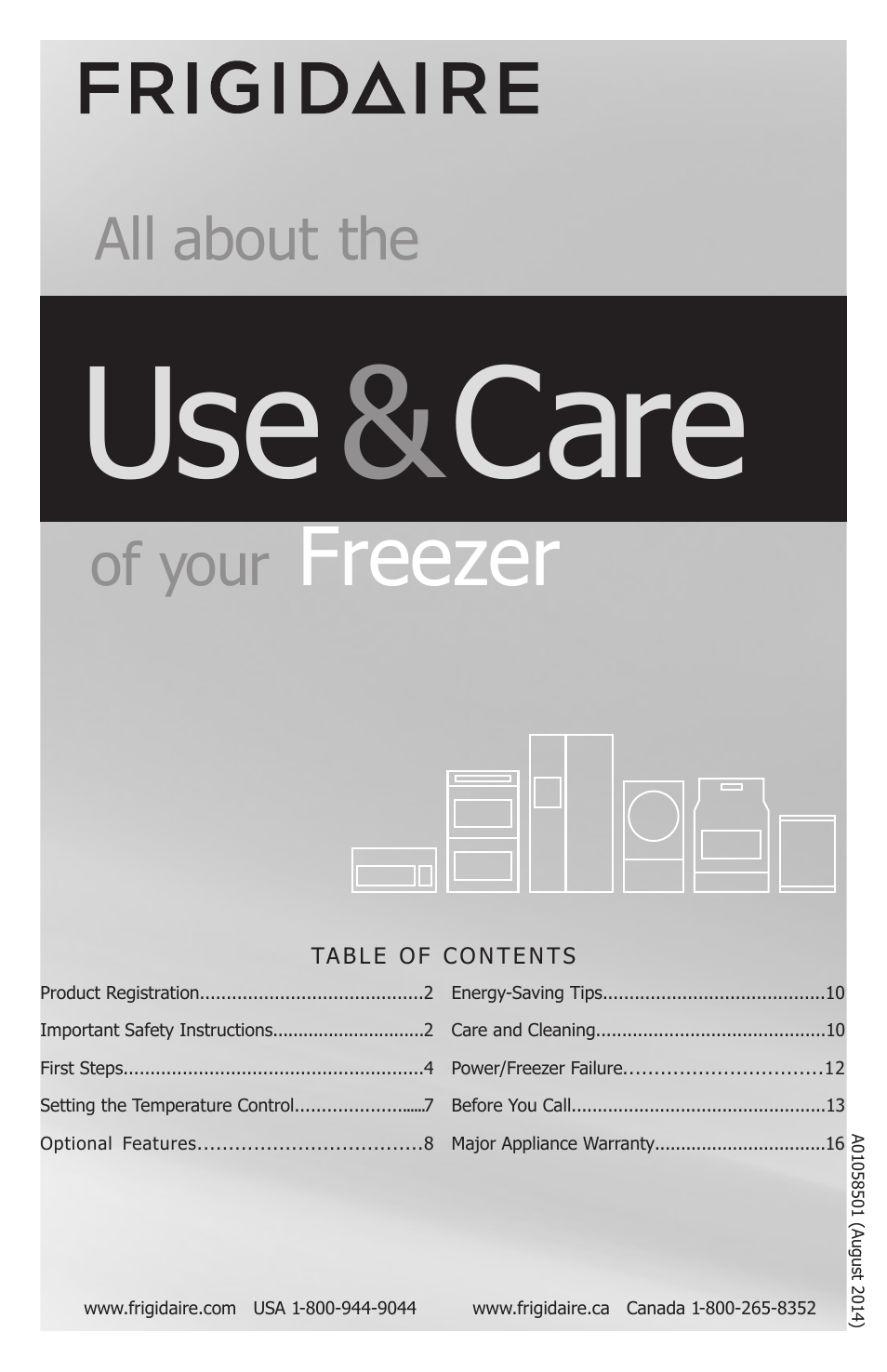 FRIGIDAIRE FFFH21F6QW User Manual | 16 pages