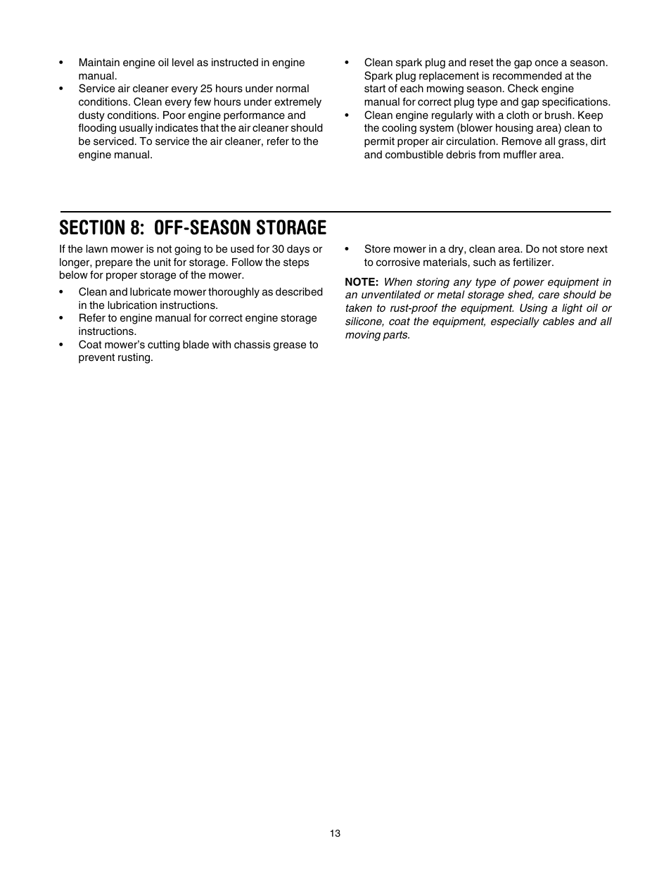 Bolens 416 User Manual | Page 13 / 18