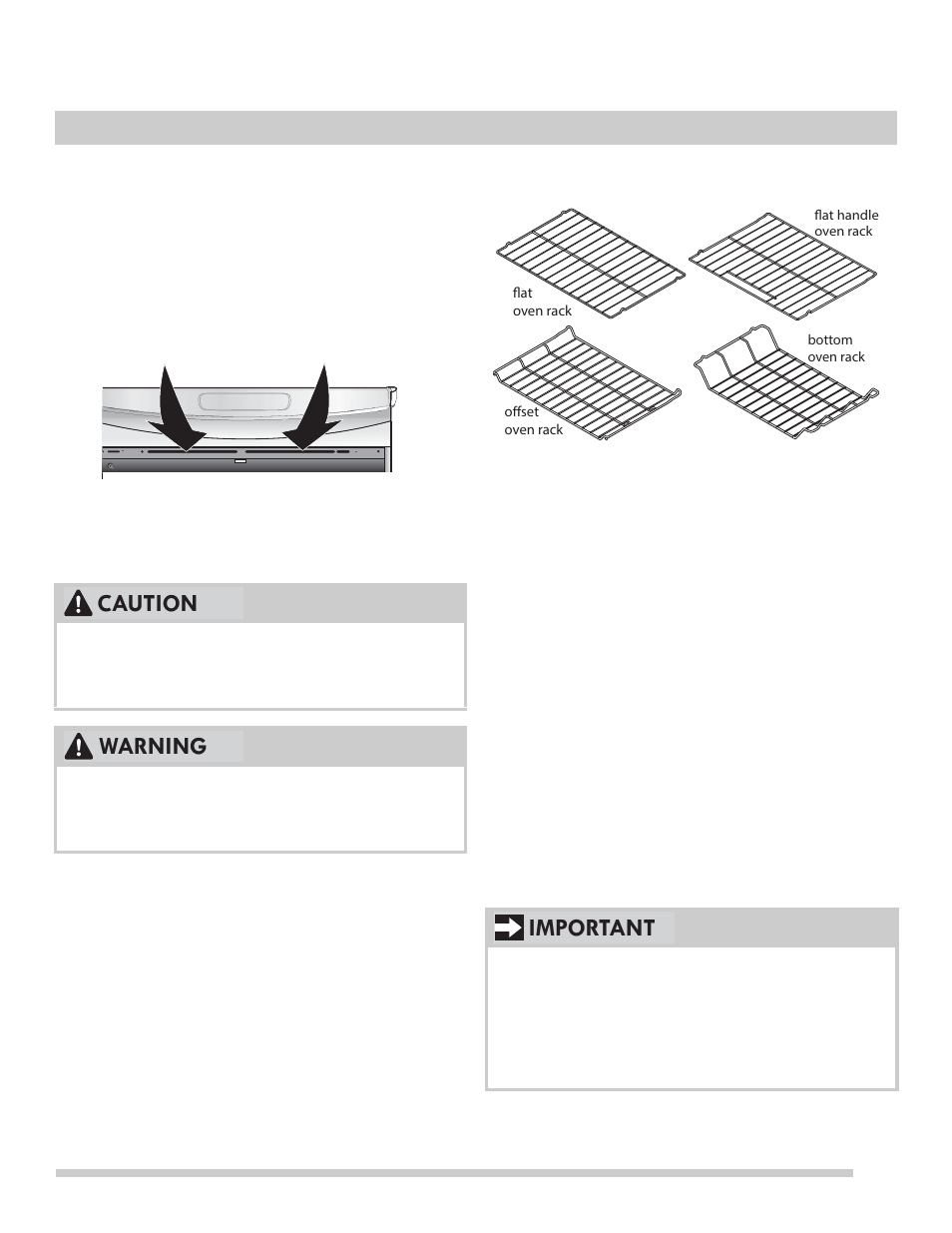Before setting oven controls, Caution warning, Important before setting oven controls | FRIGIDAIRE FFES3015PS User Manual | Page 11 / 32