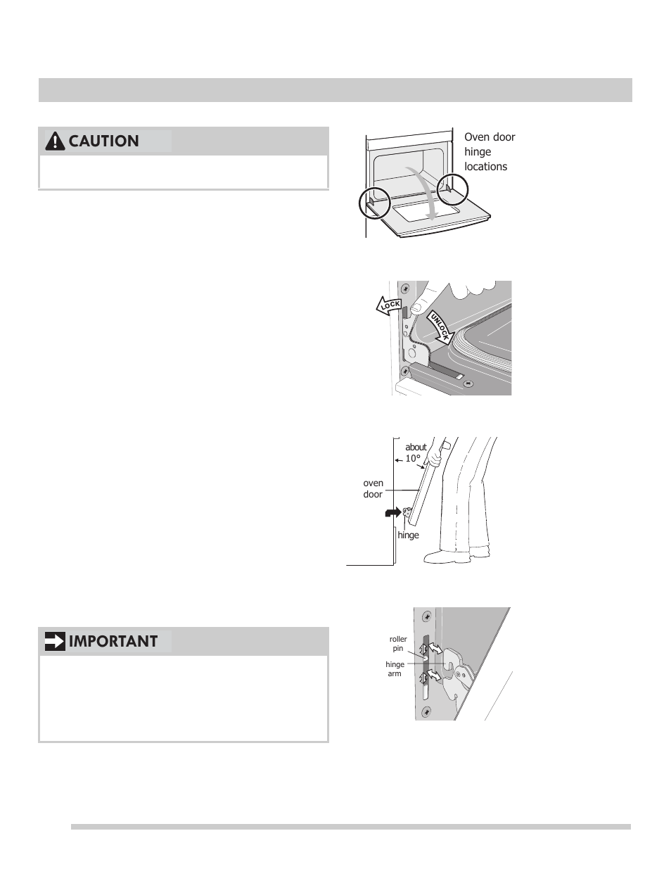 18 care and cleaning, Caution important | FRIGIDAIRE FFEW3025PB User Manual | Page 18 / 21