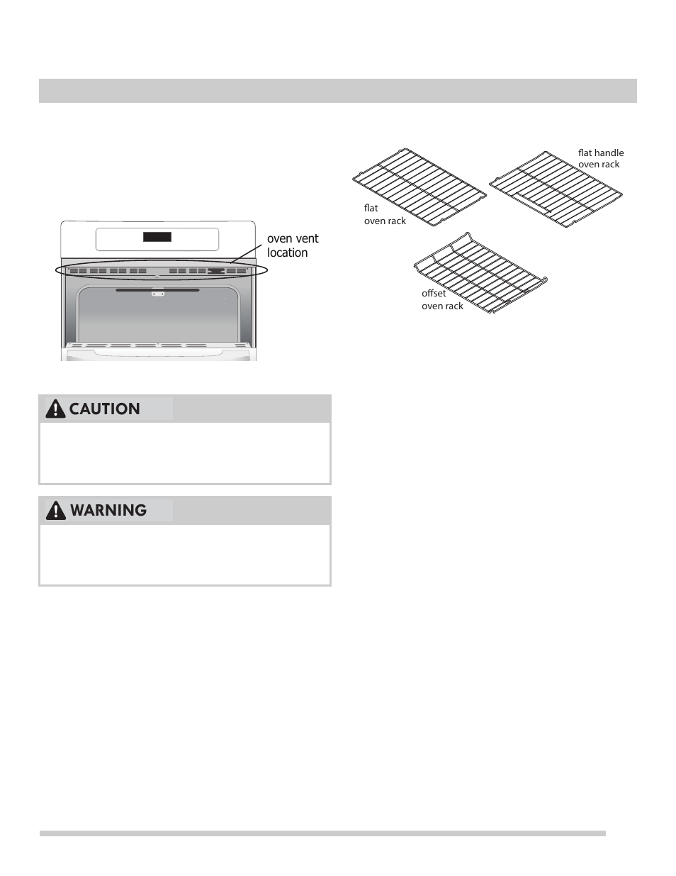 Before setting oven controls, Caution warning | FRIGIDAIRE FFEW3025PB User Manual | Page 7 / 21