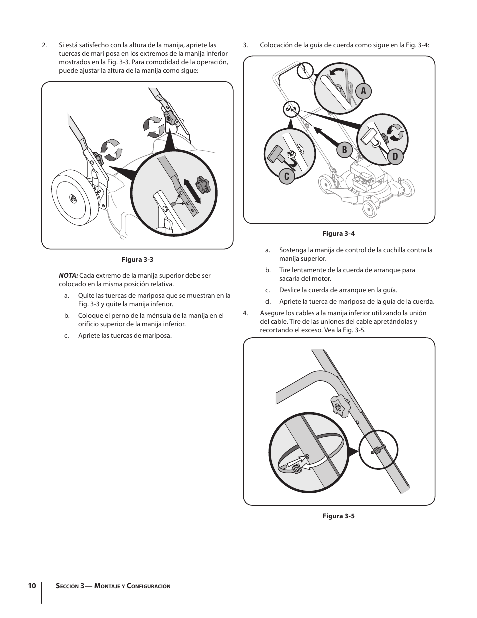 Ac d b | MTD Series 080 User Manual | Page 30 / 40