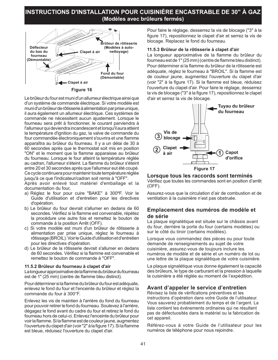 FRIGIDAIRE FGGS3065PF User Manual | Page 41 / 44