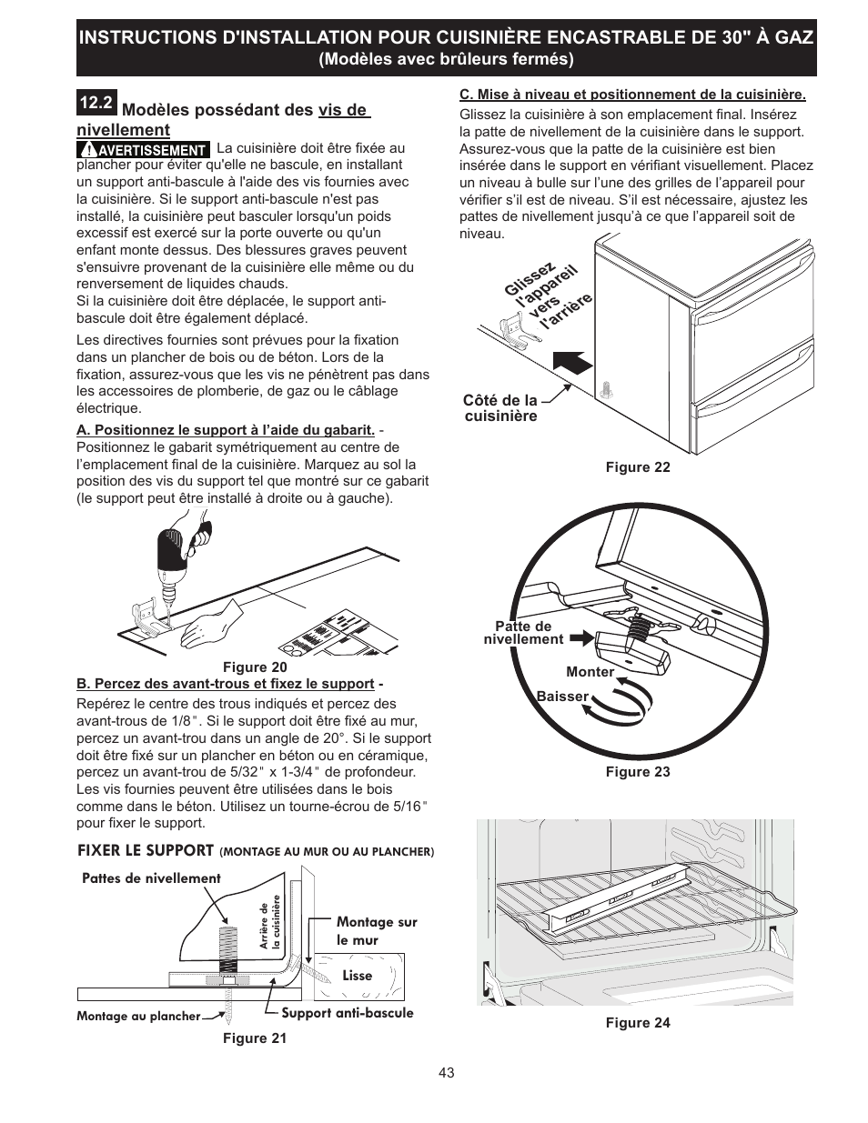FRIGIDAIRE FGGS3065PF User Manual | Page 43 / 44