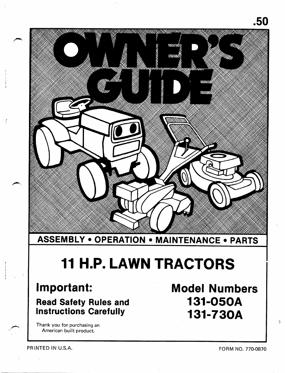 Bolens 131-730A User Manual | 32 pages