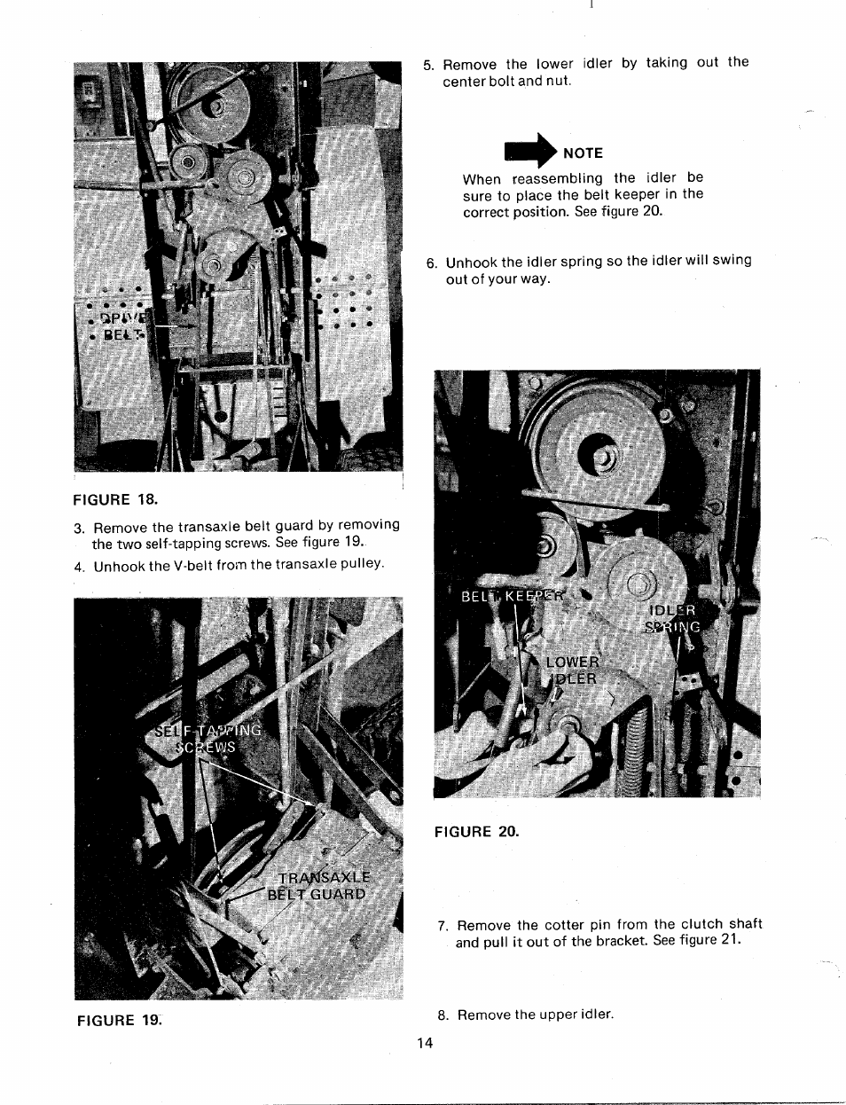 Note | Bolens 131-730A User Manual | Page 14 / 32