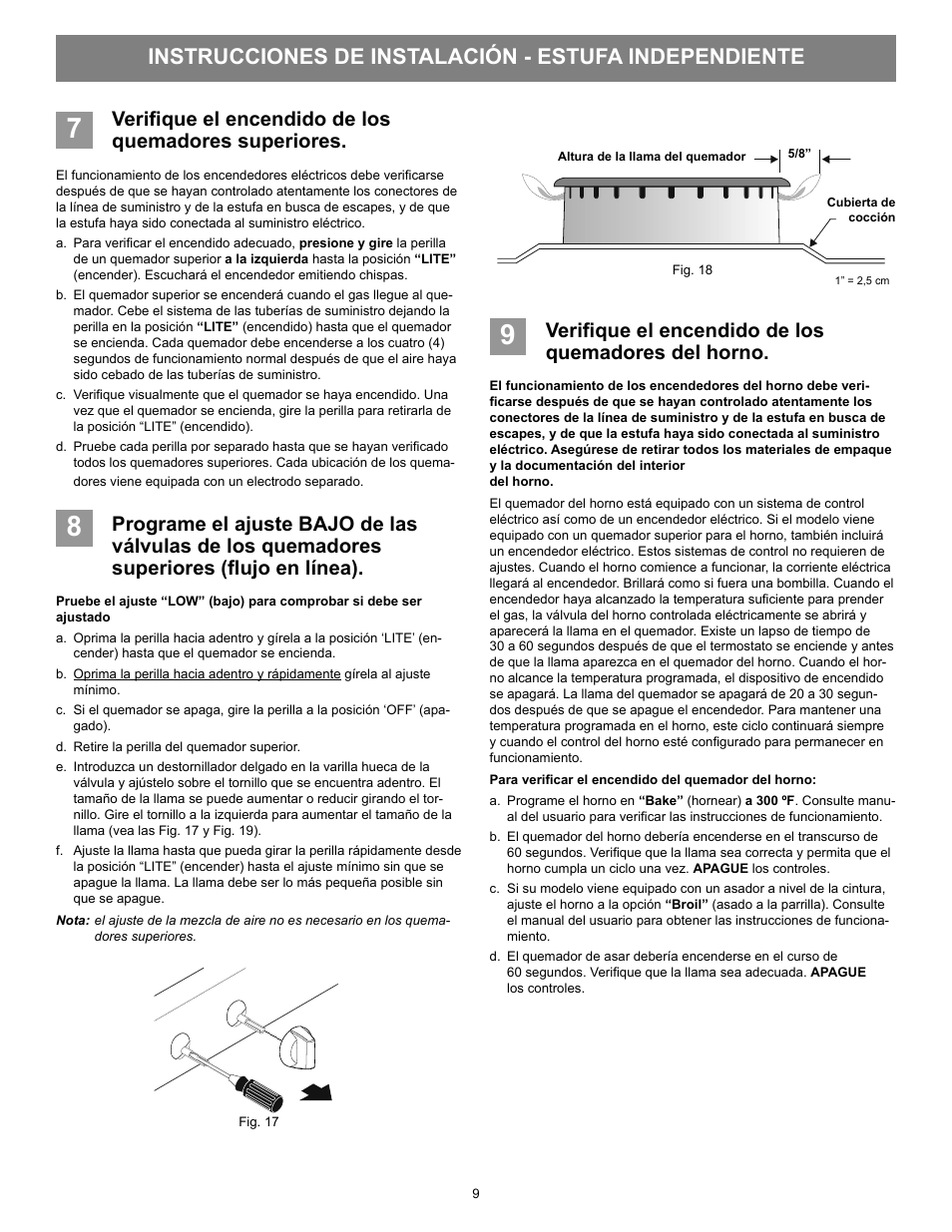 FRIGIDAIRE FFGF3053LS User Manual | Page 20 / 32