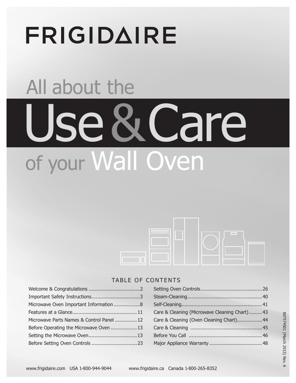 FRIGIDAIRE FGMC2765PB User Manual | 48 pages