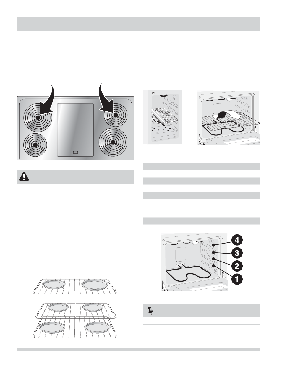 Before setting oven controls, Caution | FRIGIDAIRE FFEF4017LB User Manual | Page 12 / 32