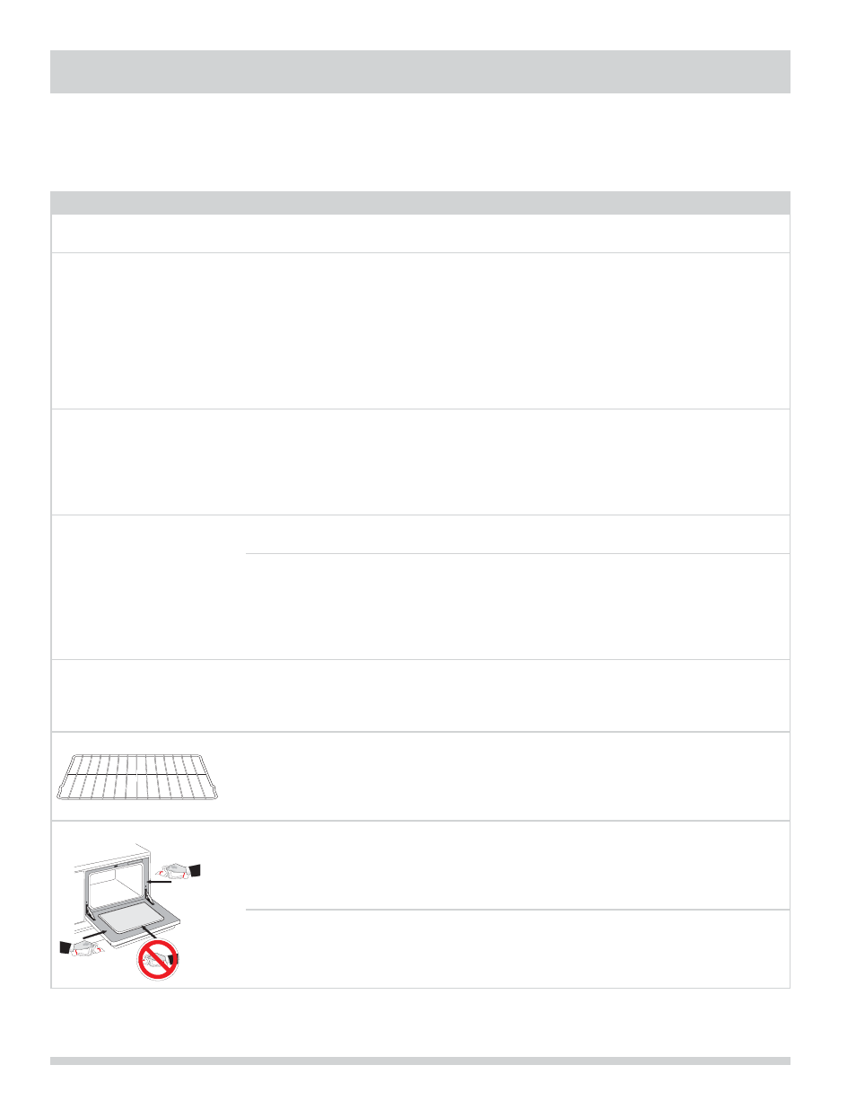Care & cleaning (cleaning chart) | FRIGIDAIRE FFEF4017LB User Manual | Page 22 / 32