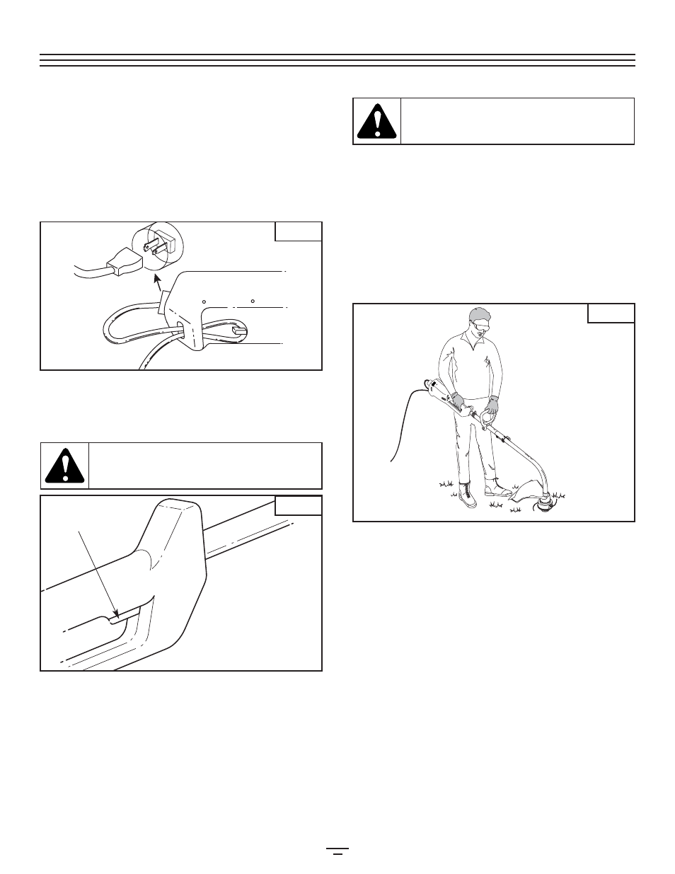 Operating instructions | Bolens BL50 User Manual | Page 8 / 44