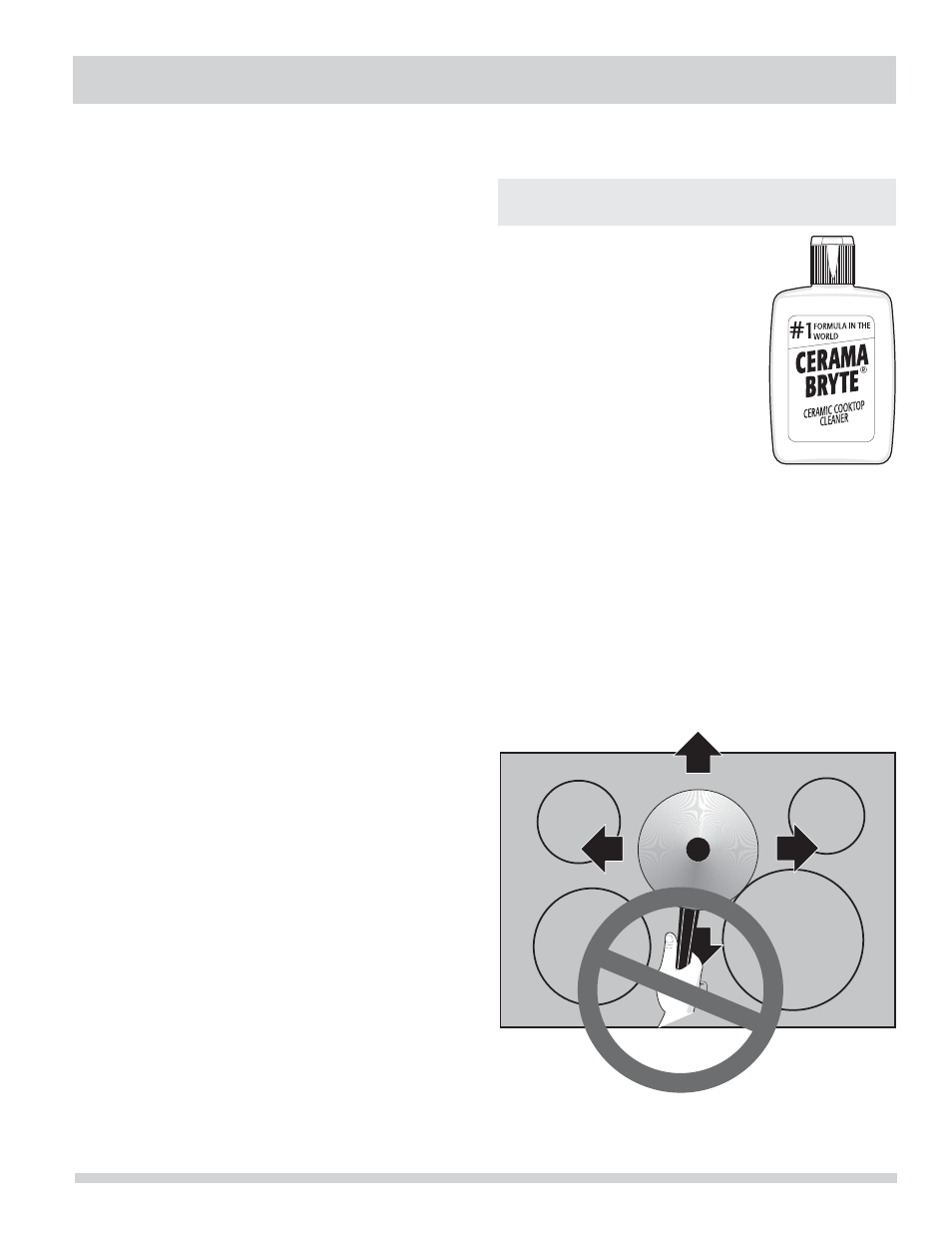 Care & cleaning, Ceramic glass cooktop cleaning & maintenance | FRIGIDAIRE FFES3025LS User Manual | Page 25 / 32