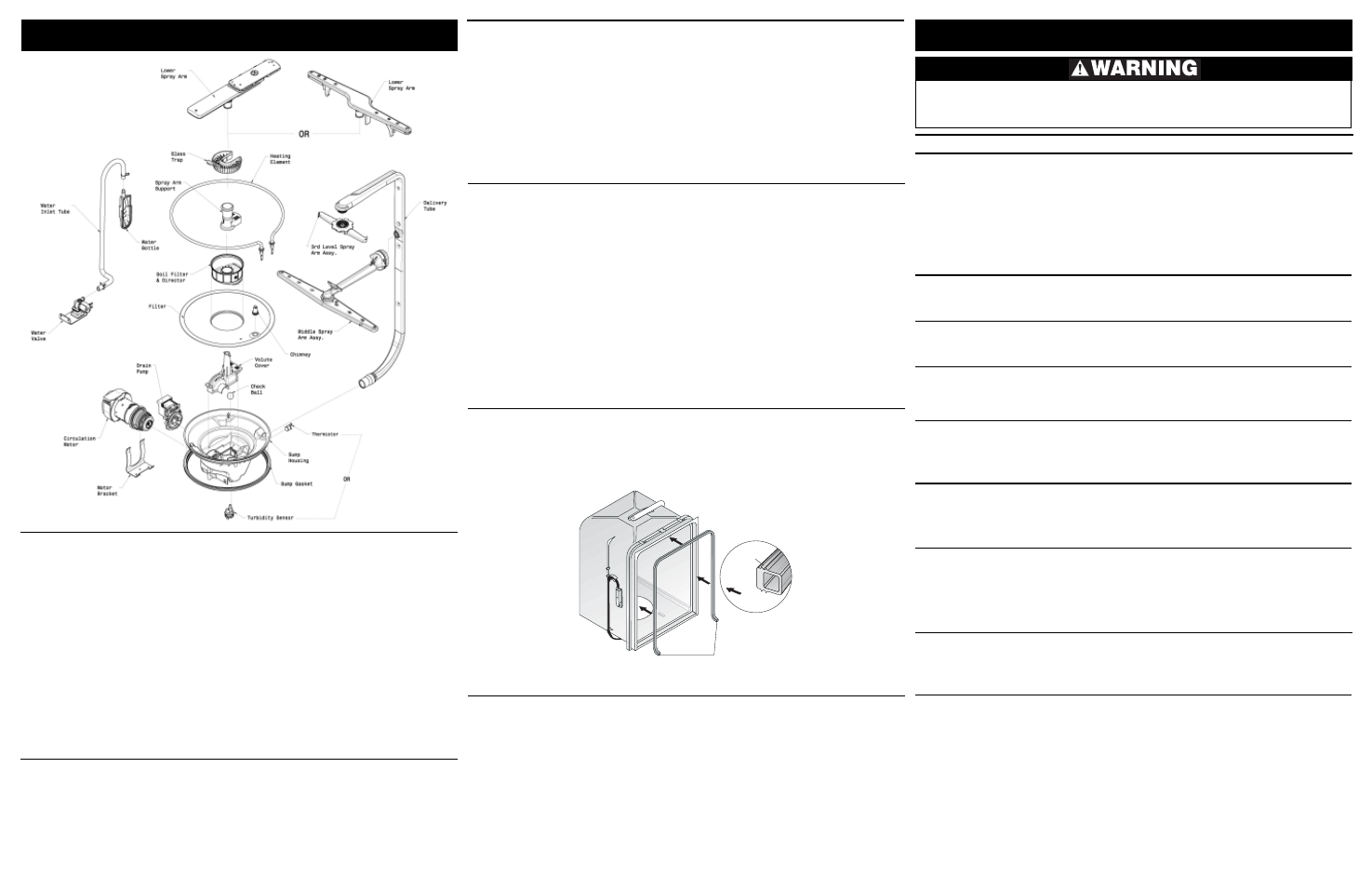 FRIGIDAIRE FGBD2445NB User Manual | 2 pages