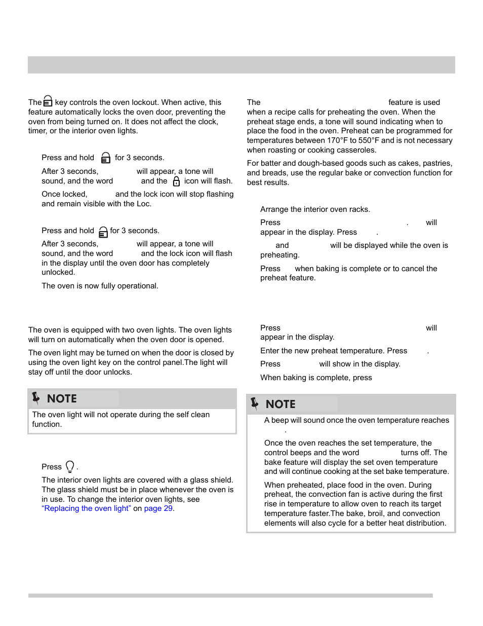 11 oven controls | FRIGIDAIRE FGEW2765PB User Manual | Page 11 / 31