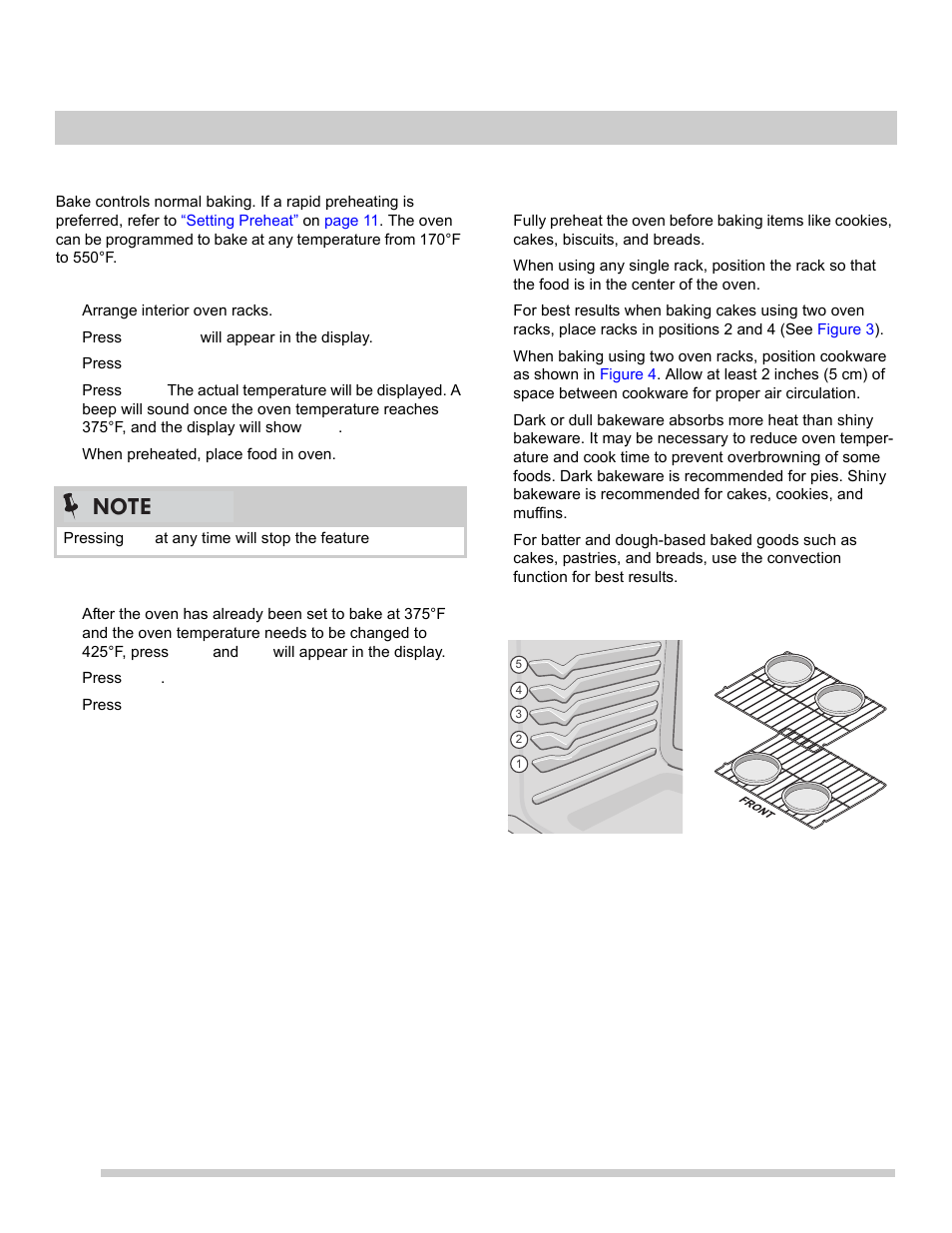 12 oven controls | FRIGIDAIRE FGEW2765PB User Manual | Page 12 / 31