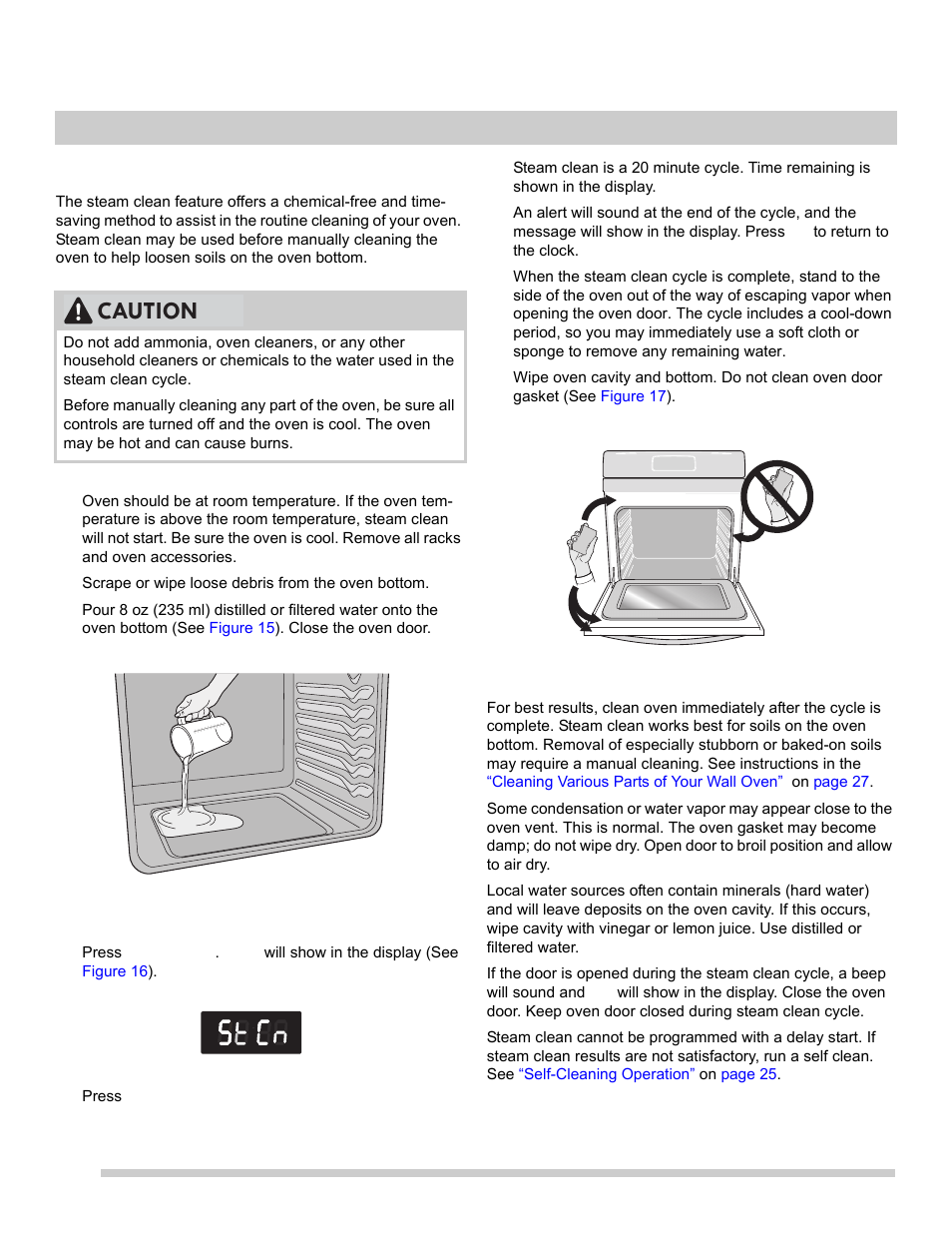 24 oven controls, Caution | FRIGIDAIRE FGEW2765PB User Manual | Page 24 / 31