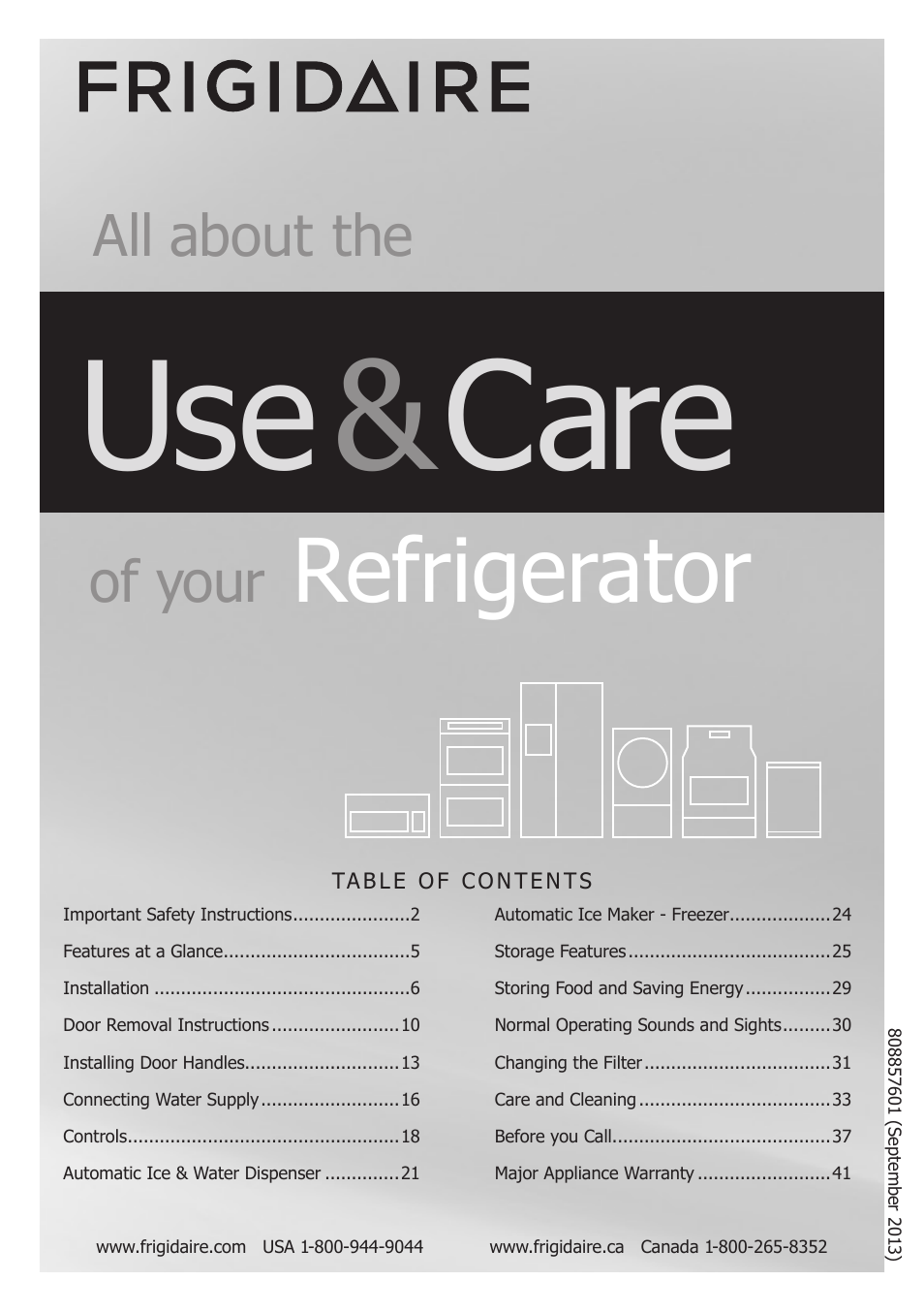 FRIGIDAIRE FGHB2866PP User Manual | 41 pages