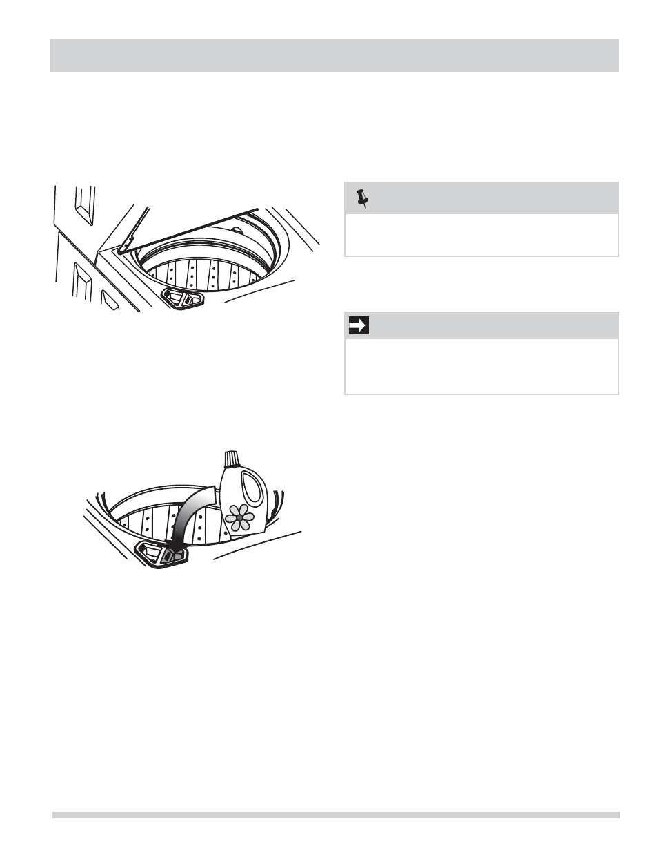 Washer operating instructions, Important | FRIGIDAIRE FFLG1011MW User Manual | Page 7 / 22