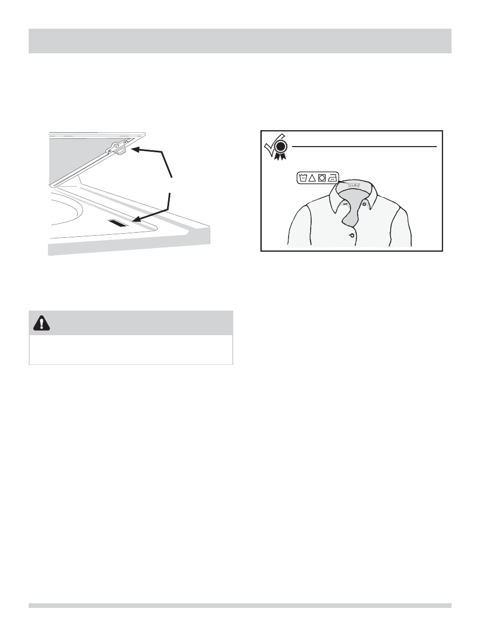 Washer operating instructions, Caution | FRIGIDAIRE FFLG1011MW User Manual | Page 8 / 22